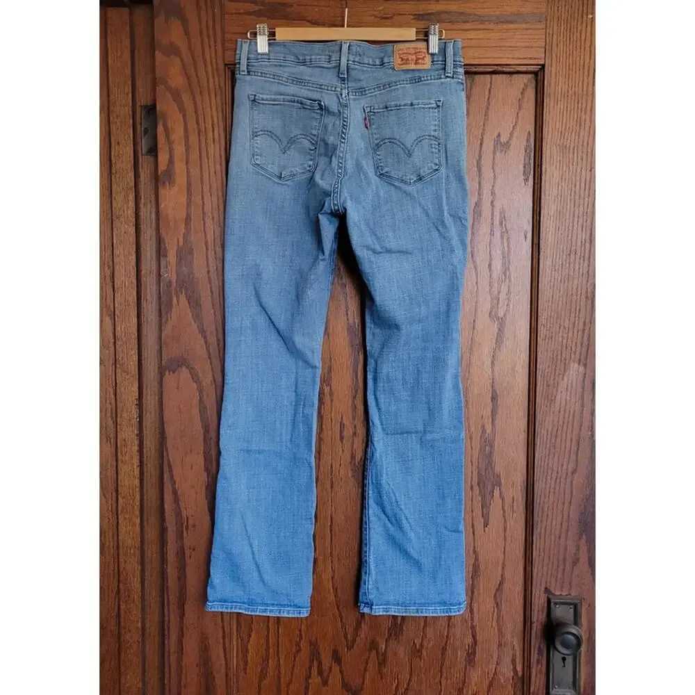 Levis Classic Bootcut Jeans Womens Size 10 Medium Wash Cotton Blend Denim